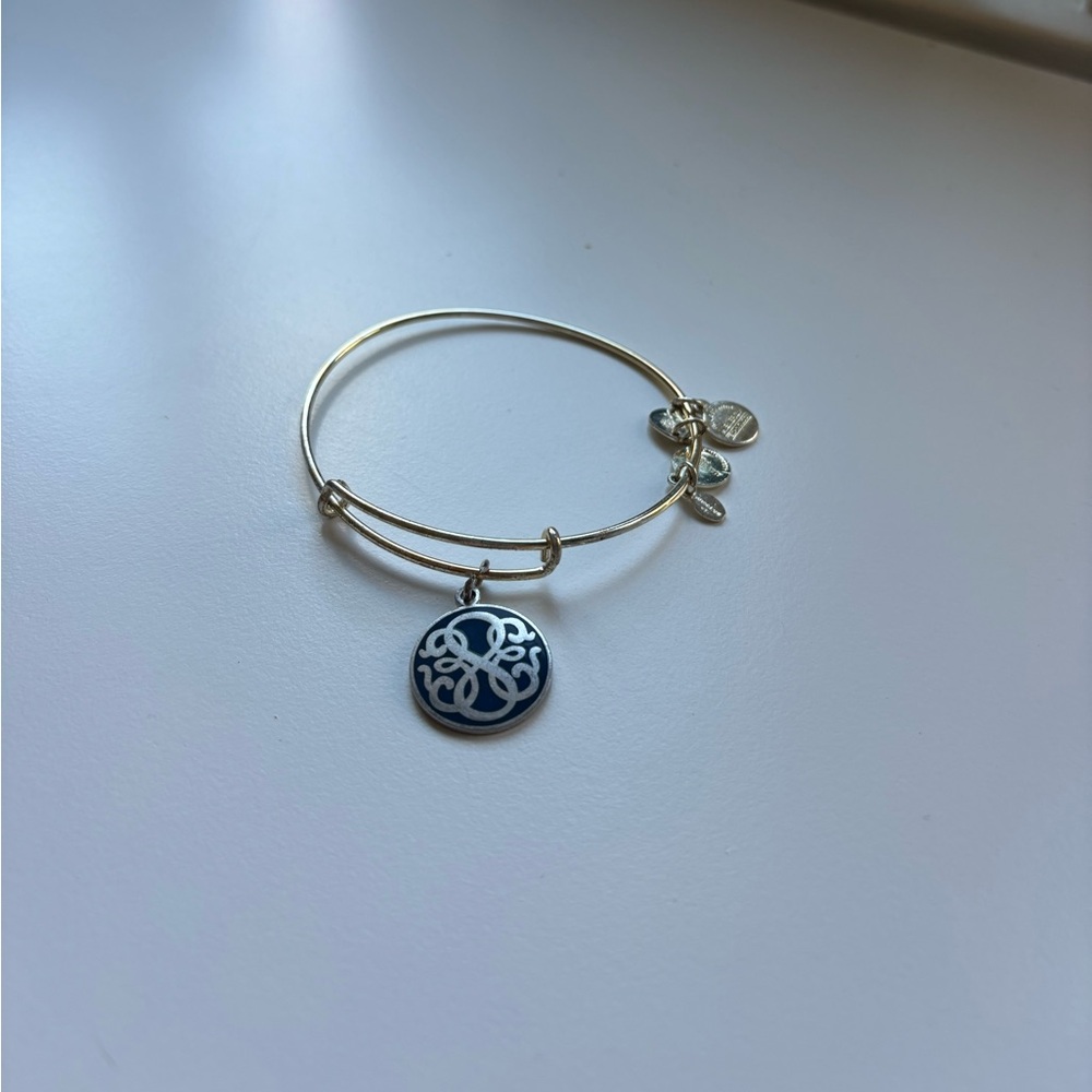 Alex and Ani Silver Charm Braclet